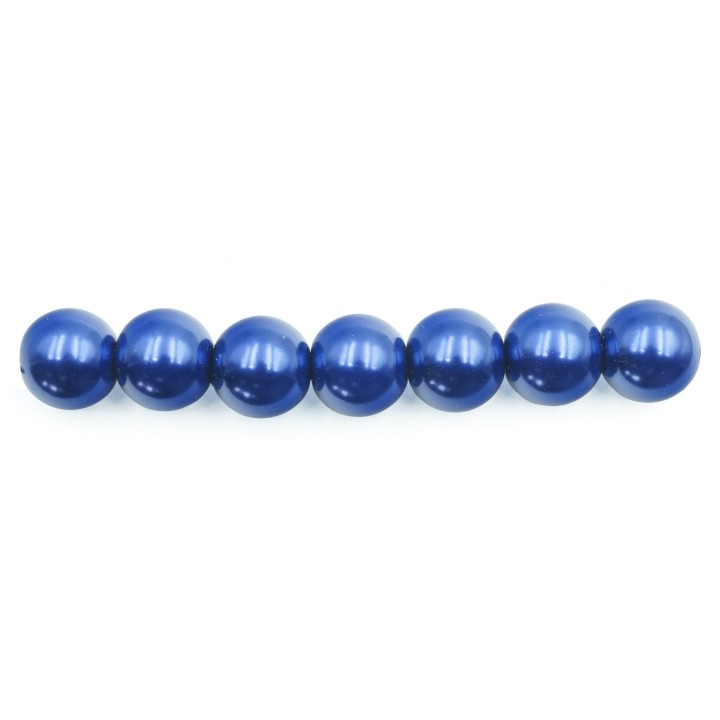 Perla 10mm de vidrio para collar pulsera y aretes