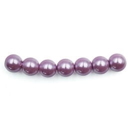 Perla 10mm de vidrio para collar pulsera y aretes