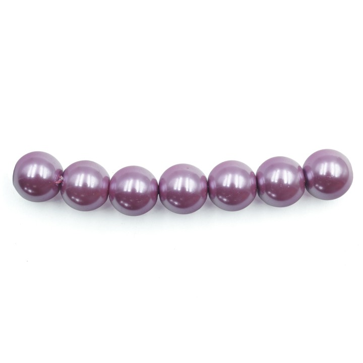 Perla 10mm de vidrio para collar pulsera y aretes