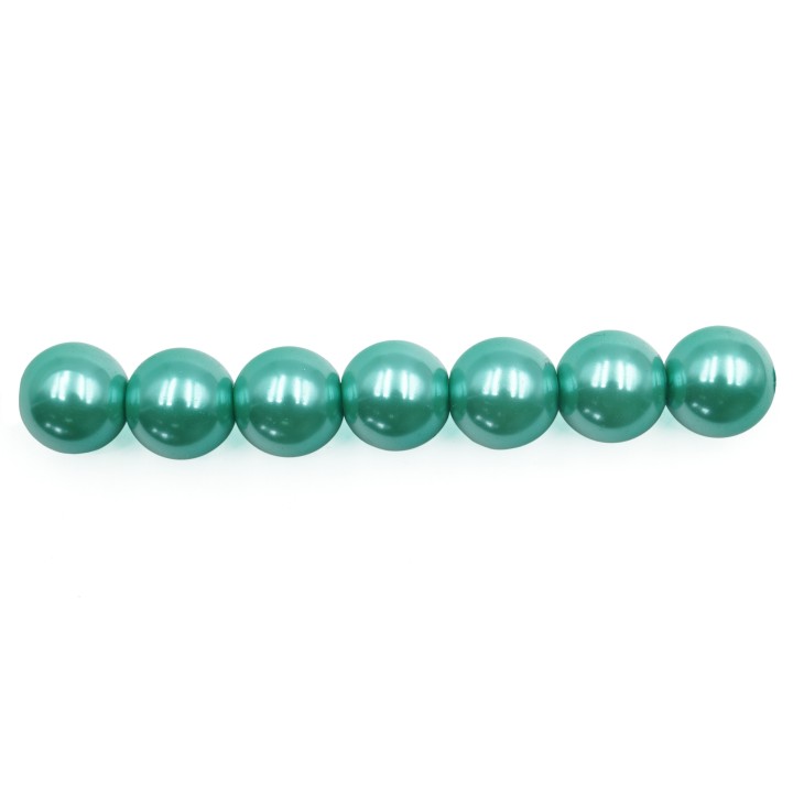 Perla 10mm de vidrio para collar pulsera y aretes