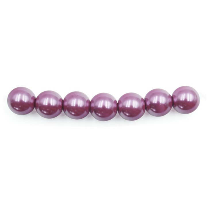 Perla 10mm de vidrio para collar pulsera y aretes