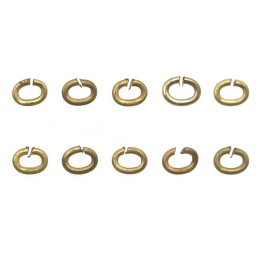 Argolla  2mm De Laton para Collar Y Pulsera