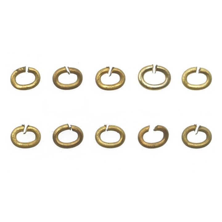 Argolla  2mm De Laton para Collar Y Pulsera