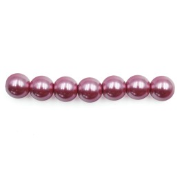 Perla 10mm de vidrio para collar pulsera y aretes