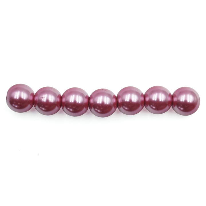 Perla 10mm de vidrio para collar pulsera y aretes
