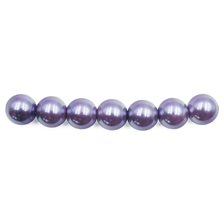 Perla 10mm de vidrio para collar pulsera y aretes