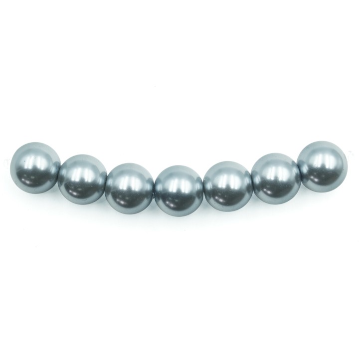 Perla 10mm de vidrio para collar pulsera y aretes