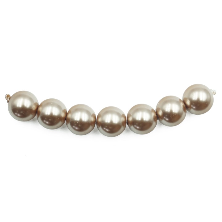Perla 10mm de vidrio para collar pulsera y aretes