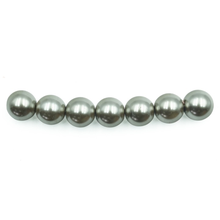 Perla 10mm de vidrio para collar pulsera y aretes