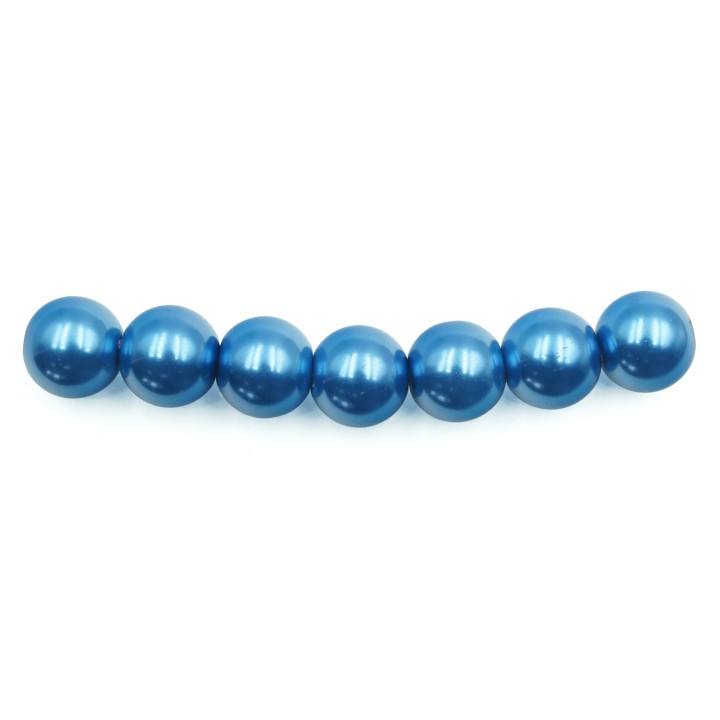 Perla 10mm de vidrio para collar pulsera y aretes