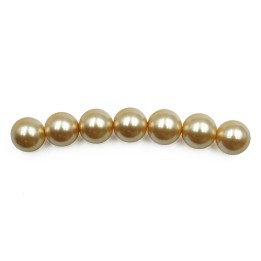 Perla 10mm de vidrio para collar pulsera y aretes