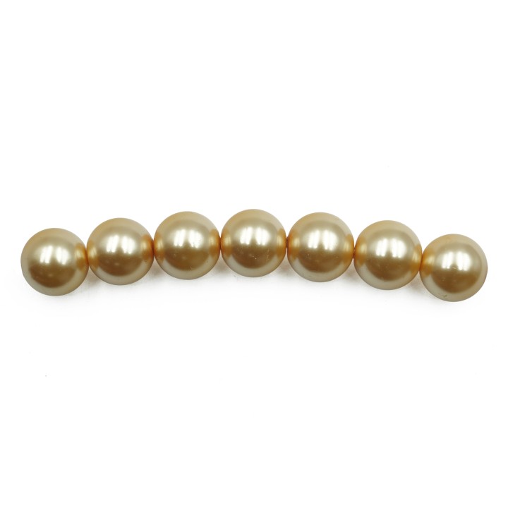 Perla 10mm de vidrio para collar pulsera y aretes