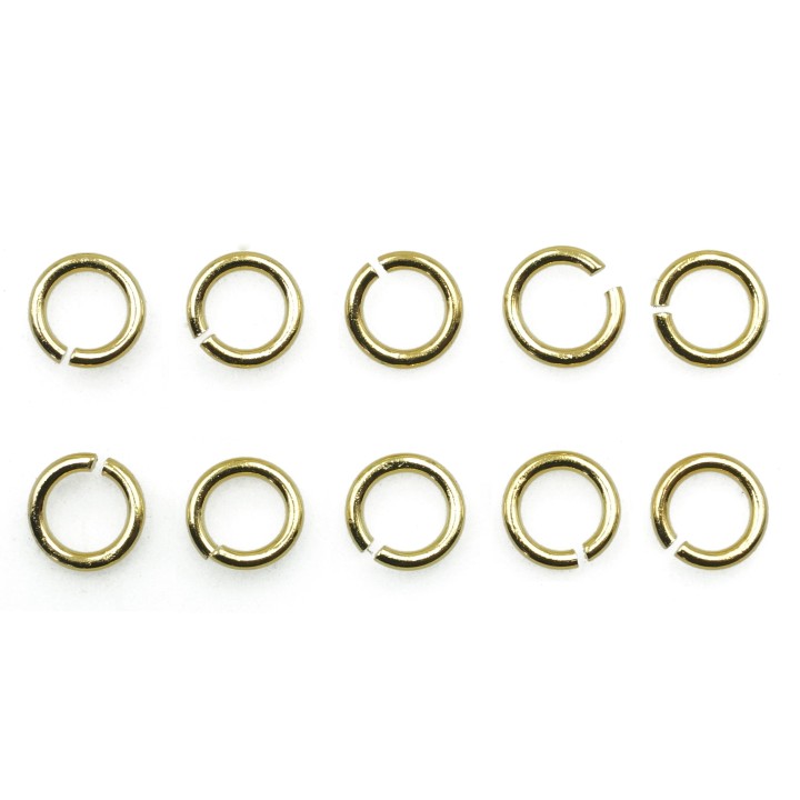 Argolla  5mm De Laton para Collar Y Pulsera Igp