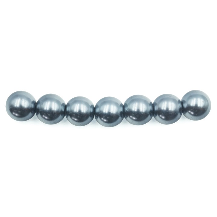 Perla 10mm de vidrio para collar pulsera y aretes