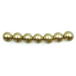 Perla 10mm de vidrio para collar pulsera y aretes