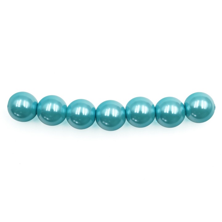 Perla 10mm de vidrio para collar pulsera y aretes