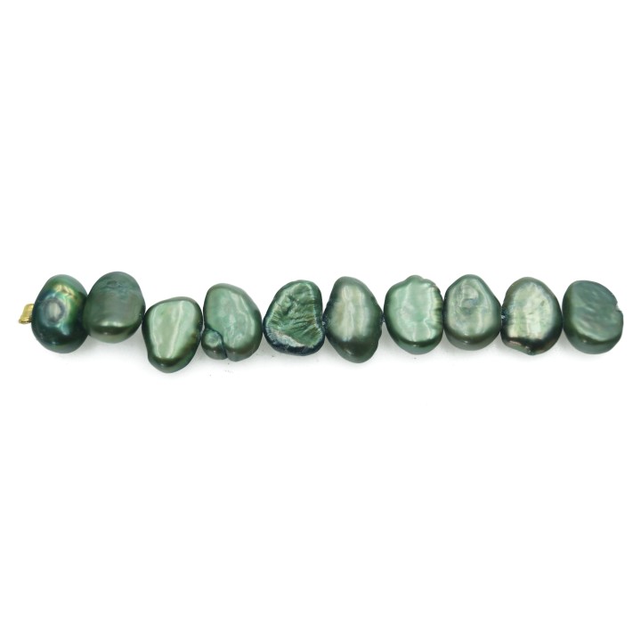 Oval deforme 7x5mm y 7x6mm perla de rio para collar pulsera y aretes