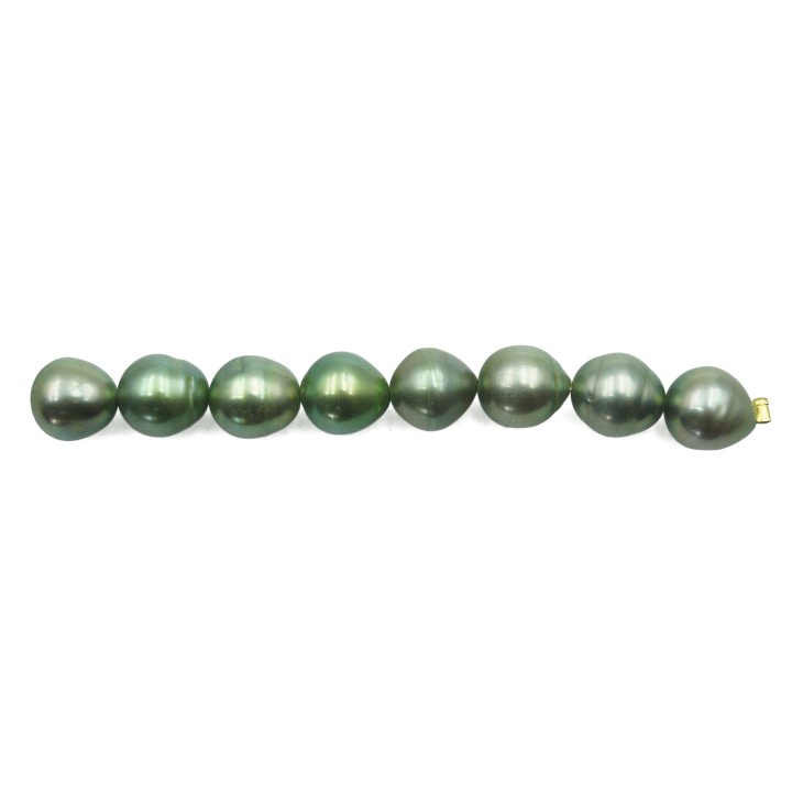 Oval deforme 10x7mm y 10x6mm perla de rio para collar pulsera y aretes