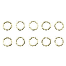 Argolla  5mm De Laton para Collar Y Pulsera