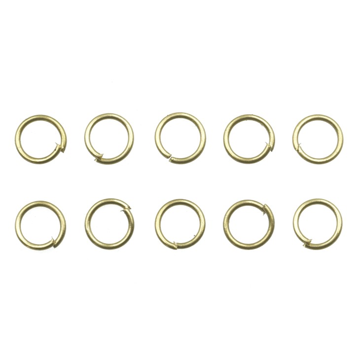 Argolla  5mm De Laton para Collar Y Pulsera