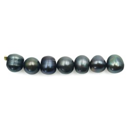 Ovoide perforado 11x9mm y 10x9mm perla de rio para collar pulsera y aretes