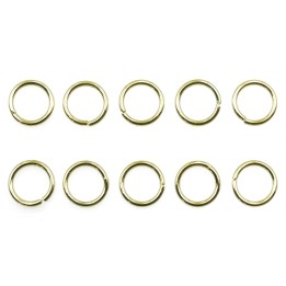 Argolla  7mm De Laton para Collar Y Pulsera Igp