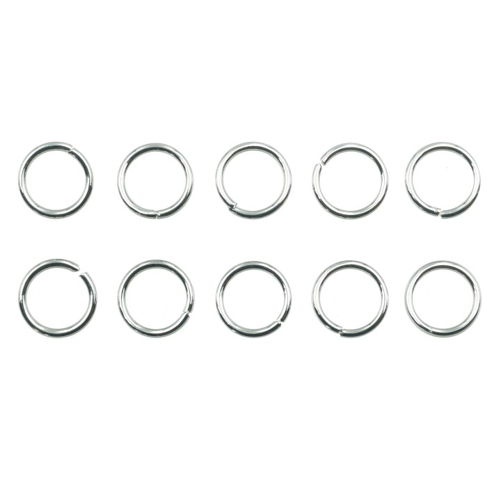 Argolla  7mm De Laton para Collar Y Pulsera Irp