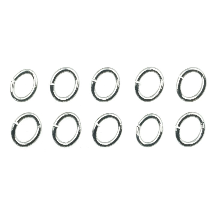Argolla  5X4mm De Laton para Collar Y Pulsera Irg