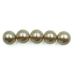 Perla 12mm de vidrio para collar pulsera y aretes