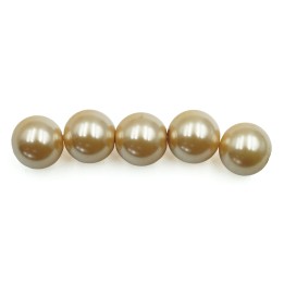 Perla 12mm de vidrio para collar pulsera y aretes