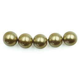 Perla 12mm de vidrio para collar pulsera y aretes