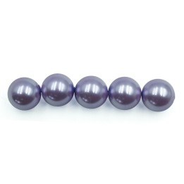 Perla 12mm de vidrio para collar pulsera y aretes