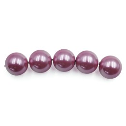 Perla 12mm de vidrio para collar pulsera y aretes