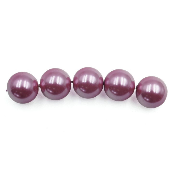 Perla 12mm de vidrio para collar pulsera y aretes