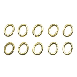Argolla  5X4mm De Laton para Collar Y Pulsera Igp
