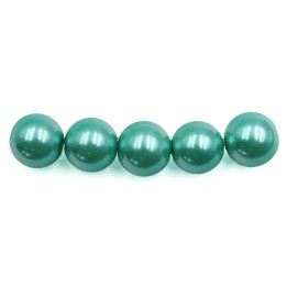 Perla 12mm de vidrio para collar pulsera y aretes
