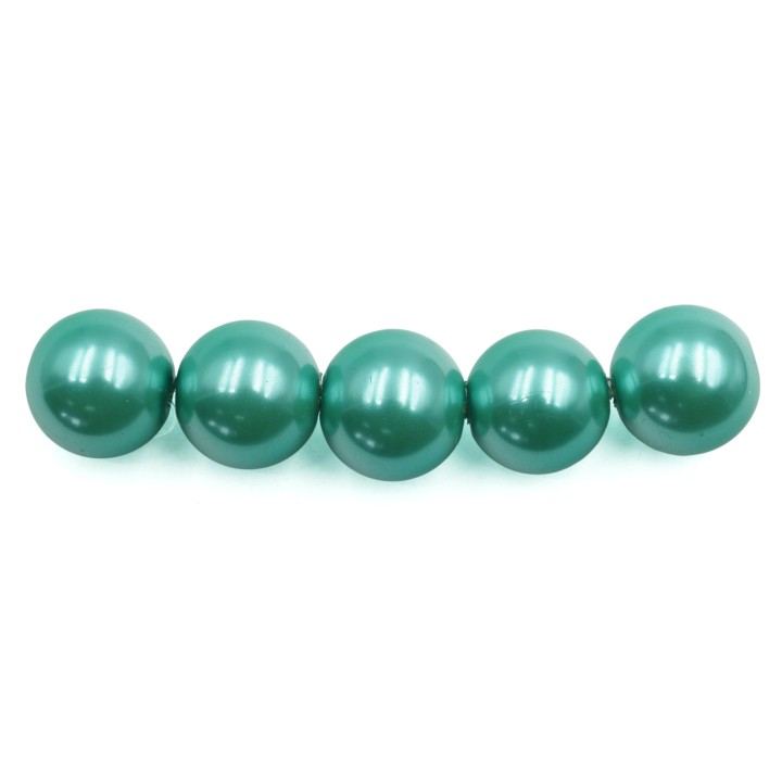 Perla 12mm de vidrio para collar pulsera y aretes
