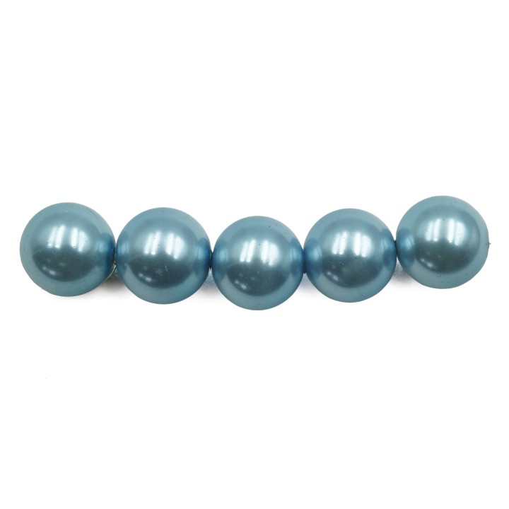 Perla 12mm de vidrio para collar pulsera y aretes