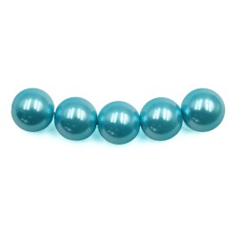 Perla 12mm de vidrio para collar pulsera y aretes