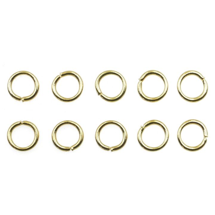 Argolla  5mm De Laton para Collar Y Pulsera Irp