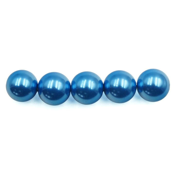 Perla 12mm de vidrio para collar pulsera y aretes