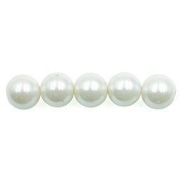 Perla 12mm de vidrio para collar pulsera y aretes