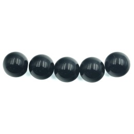 Perla 12mm de vidrio para collar pulsera y aretes