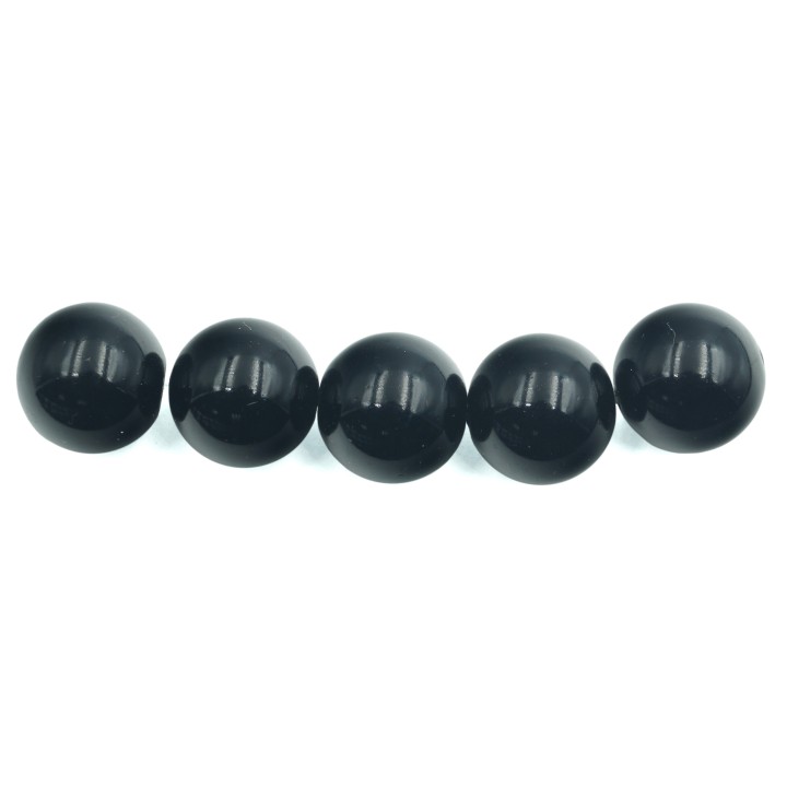 Perla 12mm de vidrio para collar pulsera y aretes
