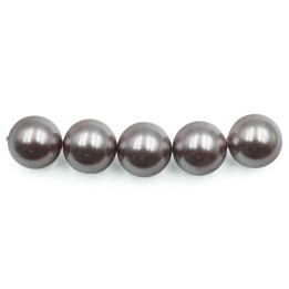 Perla 12mm de vidrio para collar pulsera y aretes