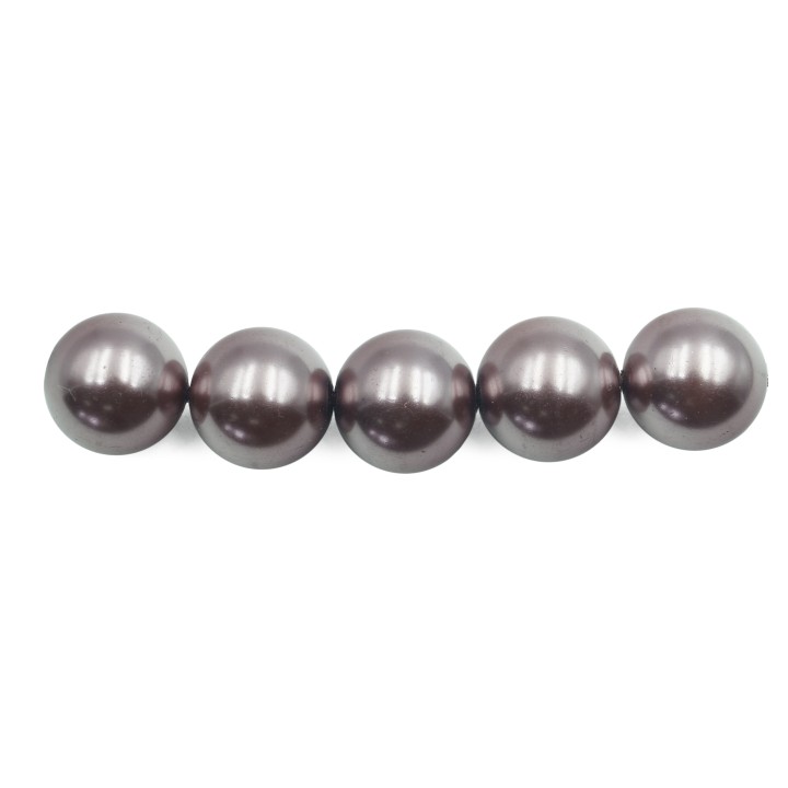 Perla 12mm de vidrio para collar pulsera y aretes