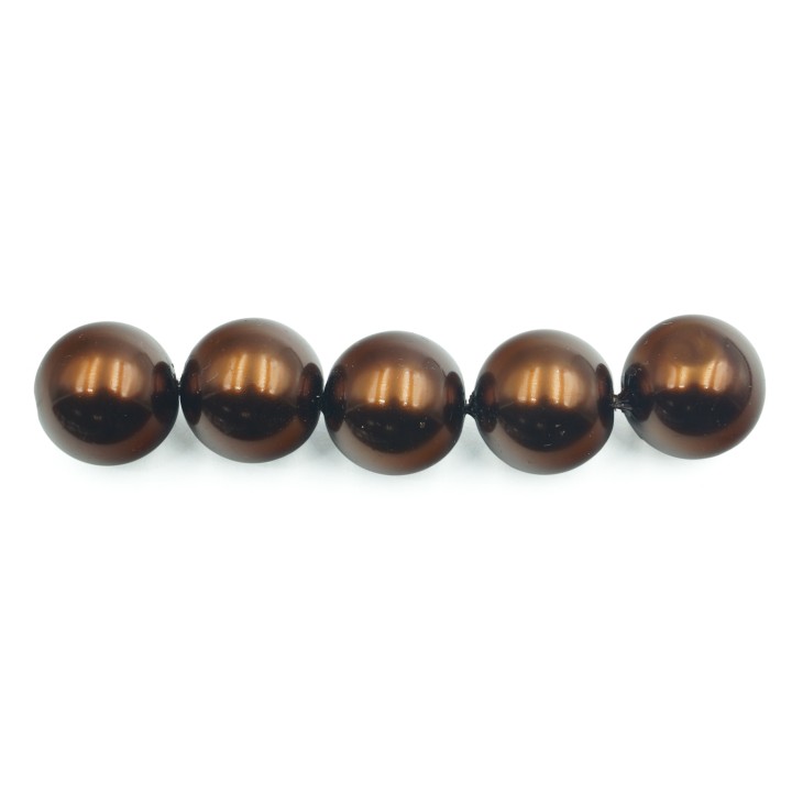 Perla 12mm de vidrio para collar pulsera y aretes