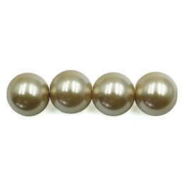 Perla 14mm de vidrio para collar pulsera y aretes