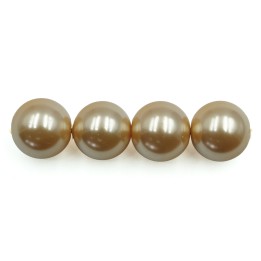 Perla 14mm de vidrio para collar pulsera y aretes