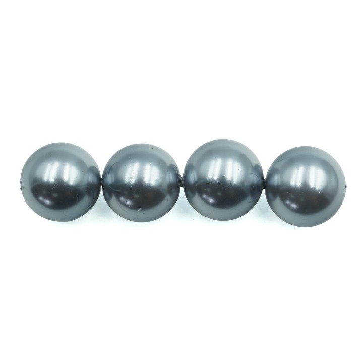 Perla 14mm de vidrio para collar pulsera y aretes